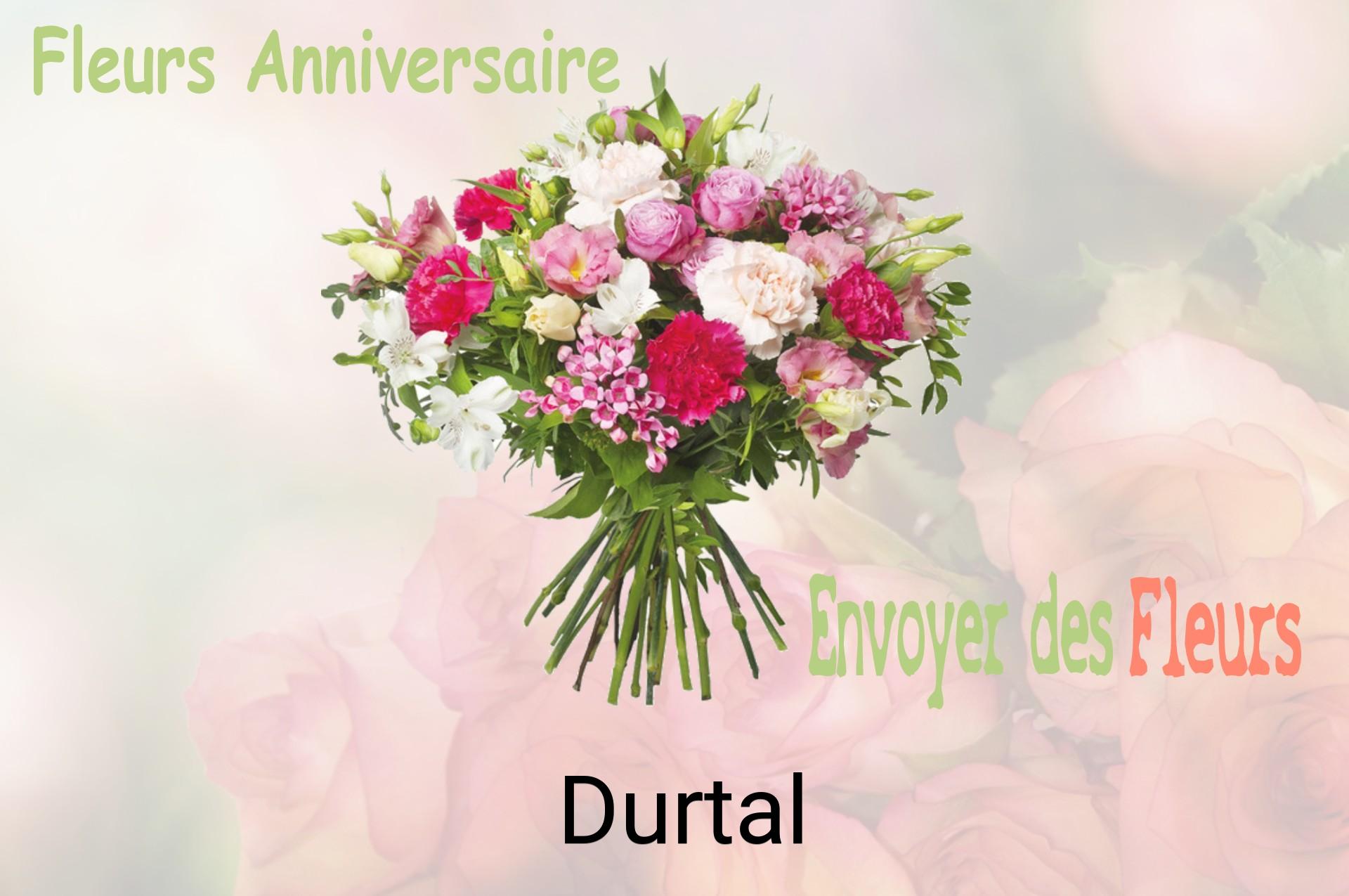 Bouquet de fleurs d’anniversaire livré à Durtal