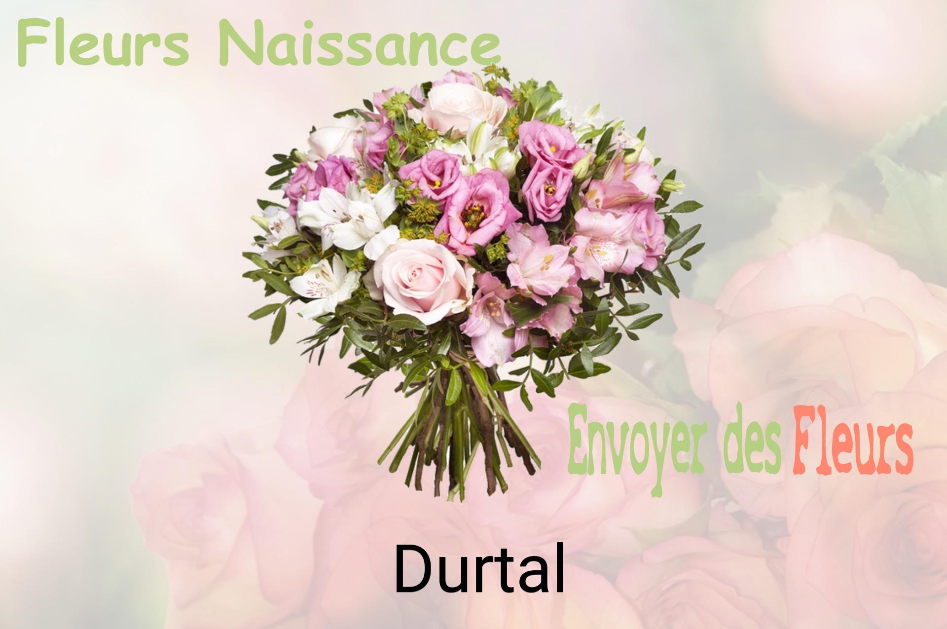 Bouquet de fleurs de naissance livré à Durtal